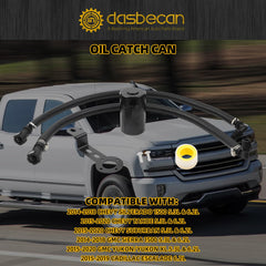 Oil Catch Can Compatible with 5.3L & 6.2L 2014-2018 Chevy Silverado 1500,2015-2020 Tahoe&Suburban,2014-2018 GMC Sierra,2015-2020 GMC Yukon/Yukon XL,2015-2019 Escalade 6.2L