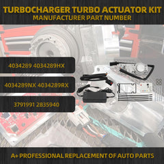 4034289 Turbocharger Turbo Actuator Kit Fits For Trucks with 2005-2015 Cummins ISX Engine 15.0L Replace#4034289HX, 4034289NX, 4034289RX, 3791991, 2835940