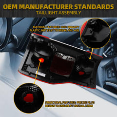 Halogen Right Passenger Side Tail Light Assembly Compatible with 2017 2018 2019 Ford F250 F350 F450 Super Duty Taillight Rear Lamp Replace KC3Z13404C Blind Spot Module Can be Installed