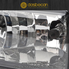 Fog Lights Compatible With Ford F-150 Pickup 2015-2018 Clear Lens Fog Lamp Assembly w/Bulbs Replaces# FO2592235C Left Driver Side