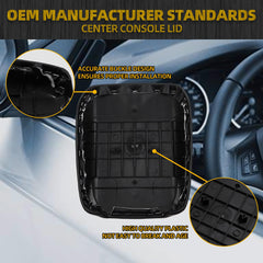 Center Console Armrest Cover Lid (Black) Compatible with 2012 2013 2014 2015 2016 Honda CRV