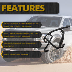 626-802 Engine Heater Hose Inlet & Outlet Assembly Compatible with Ford F-150 2015 2016 2017