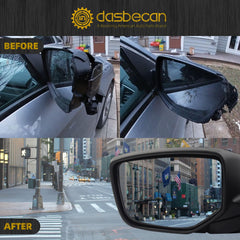 Driver Left Side Mirror Compatible with 2013-2017 Honda Accord With Power Glass Replaces# 76258T2FA11 HO1320272 Outer Rearview Mirror Black Color (3Pins) - Dasbecan