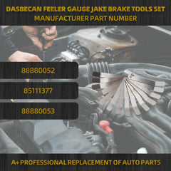 Feeler Gauge Jake Brake Tools Set 88880053 88880052 85111377 Compatible with Volve Mack MP7 MP8 MP10 D12 D13 D16 Engines, Intake and Exhaust Valve Adjustment Kit (14 PCs)