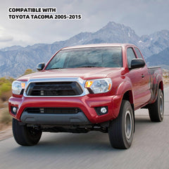 Left Driver Side Sun Visor Compatible with Toyota Tacoma 2005-2012 2013 2014 2015 74320-04181-B1 Gray Without Light