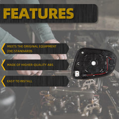 87931-42E50 Right Passenger Side Mirror Glass Compatible with Toyota RAV4 2012-2018 4Runner 2014-2020 Hilux Highlander 2016-2018 Replace RH