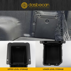 Bed Cargo Partition Storage Bin Compatible with Ford Maverick XL 2022-2025 with Code Lock Replaces NZ6Z-60286A72