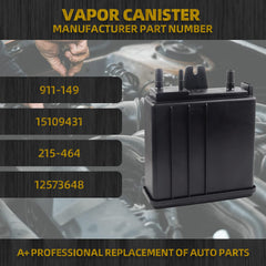 Fuel Evap Charcoal Vapor Canister Compatible with 2004-2016 Buick Rendezvous Cadillac CTS Escalade Chevy Tahoe GMC Yukon Replaces# 911-149 215-464 15109431 12573648