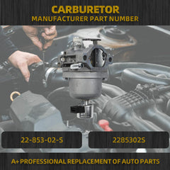 22-853-02-s Carburetor Compatible with Kohler KS530-3011 KS530-3012 KS540-3011 KS540-3014 KS590-3011 KS595-3018 Engines KH-22-853-02-S