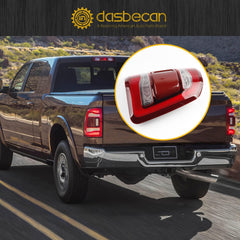 Right Passenger Side Tail Light Assembly Rear Lamp LED Compatible With Dodge Ram 1500 2019 2020 2021 2022 2023 without blind spot (Red Cover)