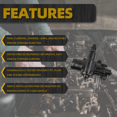 27-7540 Power Steering Gear Box Compatible with 1988-2000 Chevy GMC C1500 C2500 K1500 K2500 Tahoe, Yukon, Escalade Replaces# 26009546 26036035