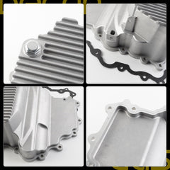 Engine Oil Pan with Gasket Compatible with Ford F150 2017-2018 3.5L V6 Turbo EcoBoost F-150 3.3L Expedition 2018 ; Lincoln Navigator 2018 Replaces# HL3Z-6675-A HL3E6675AC