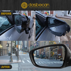 Left Driver Side Mirror Compatible With 2014 2015 2016 Kia Forte Rear view Mirror Black With Manual Folding,Heated,Power Glass,Signal Light Replace# KI1320182 87610-A7210 87610A7210(6 Pins)