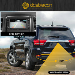 Backup Camera Replacement Compatible with 2011 2012 2013 Dodge Durango Jeep Grand Cherokee Rear Camera Replace# 56054059AC 56054059AD 56054059AE 56054059AF
