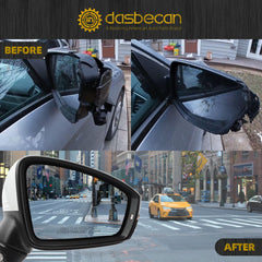 Right Passenger Side Mirror Compatible with 2018-2023 Volkswagen Tiguan Gloss White Door Mirror with Power Heated Glass, Manual Folding, Turn Singal, Blind Spot Replace# VW1321179(8 pins)