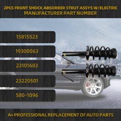 2Pcs Front Shock Absorber Strut Assys w/Electric Compatible with Cadillac XTS 3.6L 2013-2019 Replaces# 15815523 19300063 23101683 23220501 580-1096