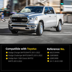 Upgrade Transmission Oil Pan, Heavy Duty Cast Aluminum, Fits 8HP70/8HP75, Compatible with Ram 1500 2013-2021, Dodge Challenger Charger 2015-2021, Replaces 228053000