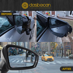 Right Passenger Side Mirror Compatible with 2018-2023 Volkswagen Tiguan Gloss Black Door Mirror with Power Heated Glass, Manual Folding, Turn Singal, Blind Spot Replace# VW1321179(8 pins)