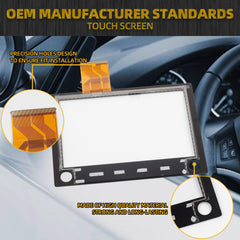 8" Touch Screen with 2 knobs Compatible with 19-21 Mitsubishi Outlander Sport Mitsubishi ASX Replaces 8740A040 8740A130 8740A076 Glass Digitizer