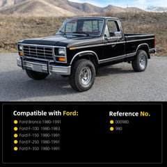 21in Steering Shaft Compatible for Ford F-150 1980-1991 F-250 F-350 Bronco F-100 1980-1983 Telescopic Intermediate Column Assembly Replace# 980 000980
