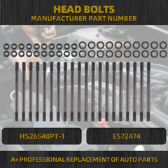 Cylinder Head Gasket Set Compatible with 2003-2010 Ford F250 F350 F450 F550 E350 E450 Super Duty 6.0L Replaces# HSU26734 26374PT CS26374 ES72229 DG-8614911411