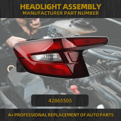 Right Passenger Side LED Tail Light Compatible With 2024 2025 Taillight Rear Lamp Replace 42865505