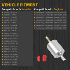 Upgrade Fuel Filter Compatible with Yamaha LZ VZ Z 150-300 HPDI 2.6L 3.3L 2000-2015 Replaces# 60V-24251-01-00, 60V-24251-00-00, 68F-24251-00-00