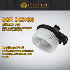 Heater Blower Motor Compatible with 2014-2018 Dodge Ram 1500 2014-2017 Jeep Wrangler 2018 Jeep Wrangler JK Blower Fan Assembly Replace#700308 68232369AA 68214892AB 75025 PM4104