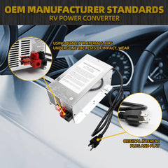 WF-9855 55 Amp RV Power Converter Compatible with WF-9855-MBA WF-9855-AD-MBA WF-9855AN WF-9800 Series Power Converter