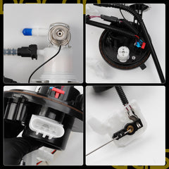 75069-08D Electric Fuel Pump Module Assembly Compatible With 2008-2022 Harley-Davidson Electra Road Street Tri Glide Ultra Limited OE# 6290808 6135608 61000690
