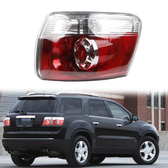Passenger Side Tail Light Assembly Compatible with GMC Acadia 2007-2012 Rear Right Outer Tail Lamp Replaces# 20912756 GM2801216 W/Light Bulbs (4PINS)