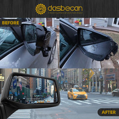 Right Passenger Side Mirror Compatible with 2019-2024 Chevy Silverado 1500 With Power Glass/Temperature Sensor/LED Turn signal/Heated/Blind Spot Black Replace#GM1321586 (9Pins)