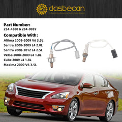 Oxygen O2 Sensor 234-4380 234-9039 Compatible with Nissan Sentra Cube Versa 1.8L 2.0L 2.5L 3.5L 2008 2009