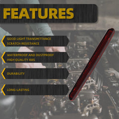 LED 3rd Third Brake Light Red Center High Mount Stop Light Compatible with Chevy Camaro Gen6 2016-2018 Replaces# 84330249 84484035