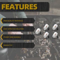 Front Roof Marker Lamp Assembly Roof Running Light Compatible with Ram ProMaster 1500 2500 3500 2014-2023 Replace# 926-109 68232473AA 68232473AB 68232473AC (5 Pack)