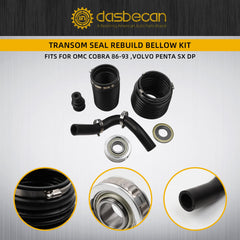 3854127 Transom Seal Rebuild Bellow Kit Compatible with Volvo Penta SX-S SX-C SX-R SX-M DP-S and Cobra Stern Drive 1986-1993 Out Drive Replaces# 18-2772-1 3850426 508105 3853807 911826 914036