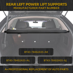 Power Tailgate Lift Support Shock Struts Rear Left Side Compatible with Ford Edge 2011-2014 LH Rear Rod-Lacth Trunk Tailgate Lift Support Strut# BT4378402A55AL BT4378402A55AK