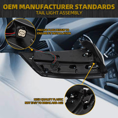 Tail Light Assembly LED Compatible With 2015-2018 Ford Edge Titanium/Sport Taillight Rear Lamp Right Passenger Side HT4Z-13404-D