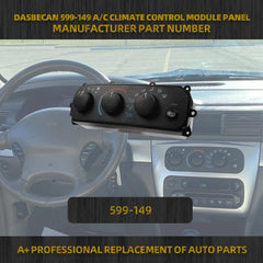 HVAC Climate Control Module A/C Air and Heater Conditioning Control Switch Panel Compatible with 2001-2006 Chrysler Sebring Dodge Stratus Replaces# 599-149