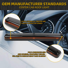 923-101 Roof Marker Light Compatible with 2007-2014 GMC Sierra Chevrolet Silverado 2500HD 3500HD Replace# 15200082 20929614 20966093