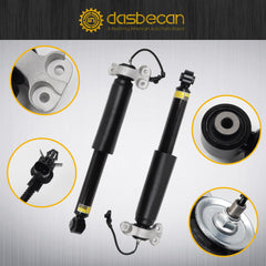 84230453 Rear Shock Absorber with Electric Left & Right Pair Compatible with Cadillac CTS ATS 2013-2020 OEM Replaces 84230447 84230450 84230448 84230454 2PCS with Upper Mount