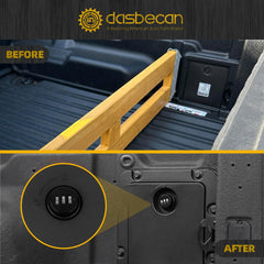 Bed Cargo Partition Storage Bin Compatible with Ford Maverick XL 2022-2025 with Code Lock Replaces NZ6Z-60286A72