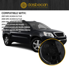 Driver Side Tail Light Compatible With 2007-2012 GMC Acadia Rear Left Outer Tail Lamp LED Replaces# GM2800216 20912757 W/Light Bulbs (4PINS)