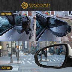 Left Driver Side Mirror Compatible with 2016-2018 Hyundai Tucson White Door Mirror with Power Heated Glass, Manual Folding Replace# 87610D3410 HY1320246(5 pins)