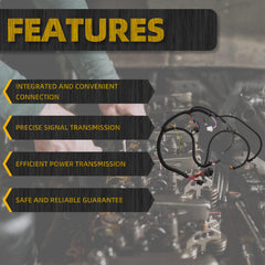 Lawn Mower Wiring Harness Kit Compatible with Toro TimeCutter Exmark Quest E/S Series Replaces# 136-9184 119-3343 121-5652