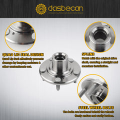 Front Wheel Hub Bearing Assembly Compatible with Honda Accord 2008-2012, Crosstour 2010-2015, Acura TSX 2009-2014 Replace 44600-TA0-A0