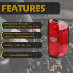 Right Passenger Side Tail Light Assembly Compatible with 2015-2022 Chevrolet Colorado Replaces 84630993 GM2801270 Rear Brake Lamp Halogen Type
