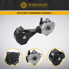 3PCS Drive Belt Tensioner Idler Friction Wheel & Engine Water Pump Pulley & 1060352 Serpentine Belt for Mini Cooper Paceman Countryman 07-16,1.6L 2.0L 1.5L Replace# 11517545958 11287598833