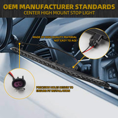 LED Center High Mount Stop Light Compatible with Ford Edge 2015-2020 Replaces 923-133 FT4Z13A613A Third 3rd Brake Light