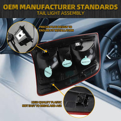 Tail Light Assembly Halogen Compatible With Dodge Ram 2500 3500 2019-2023 Rear Lamp Left Driver Side 68361715AD